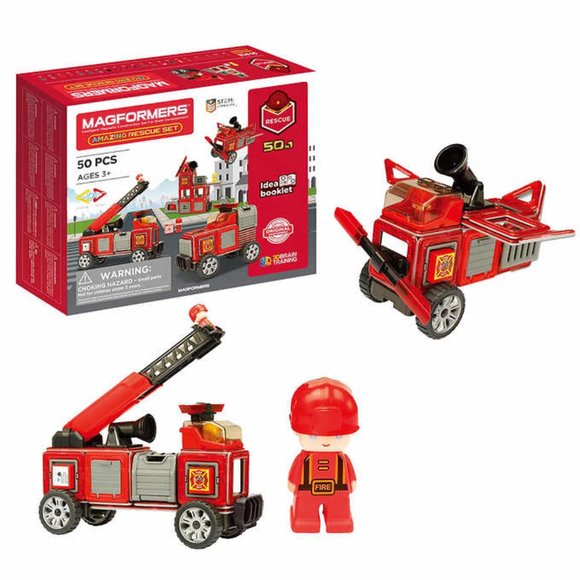 Magformers Rescue Set, 50-piece